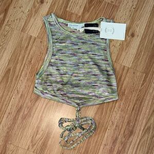 NWT Urban Renewal Crop Tie Top Size Medium